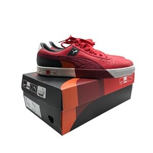 Puma Clyde Hacked Perf Toe High Risk Red Sneakers‎ Mens Size 9.5